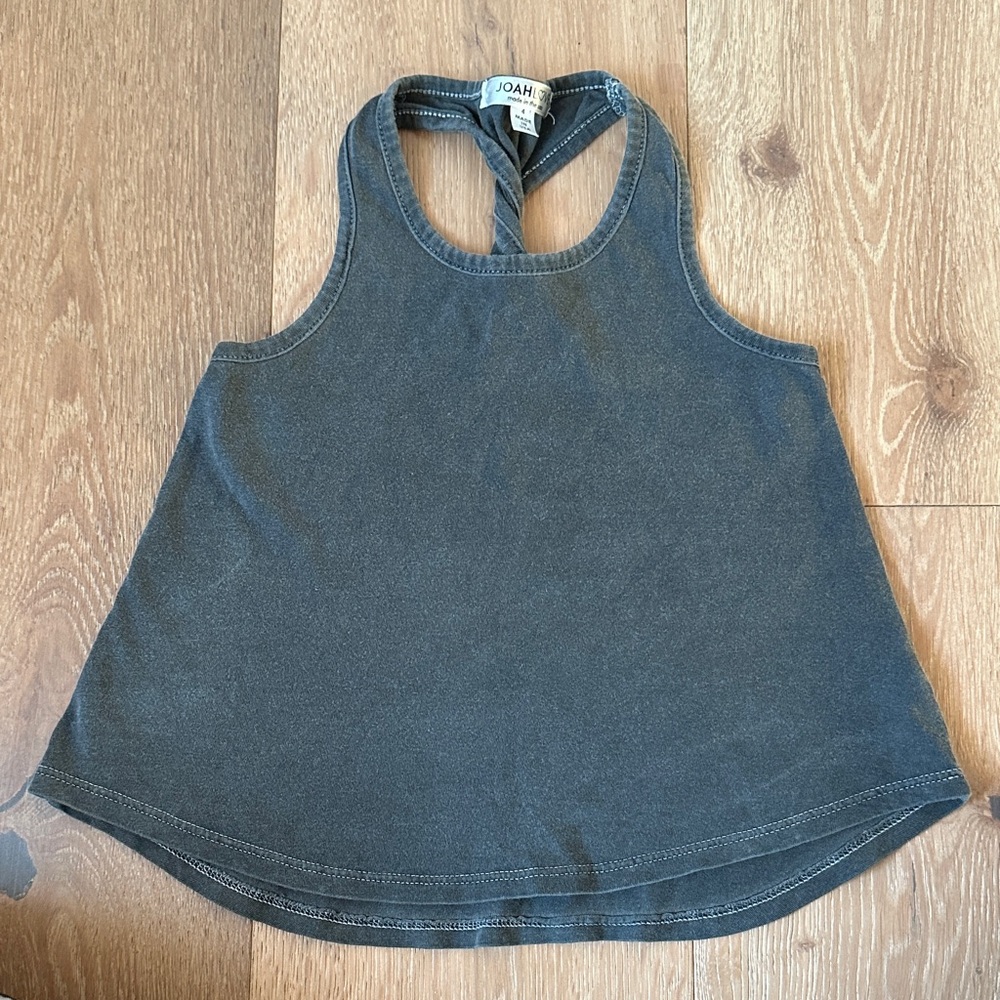 J.O.A. Kids Charcoal Tank Top